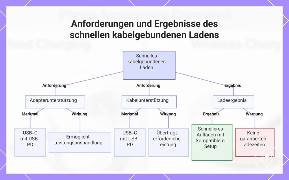 Anforderungen und Ergebnisse des schnellen kabelgebundenen Ladens
