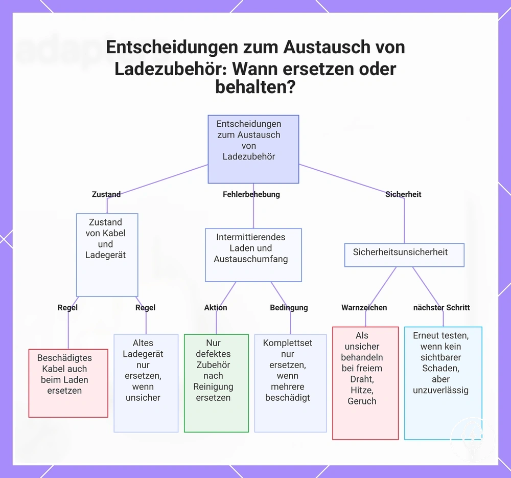 Entscheidungen zum Austausch von Ladezubehör: Wann ersetzen oder behalten?