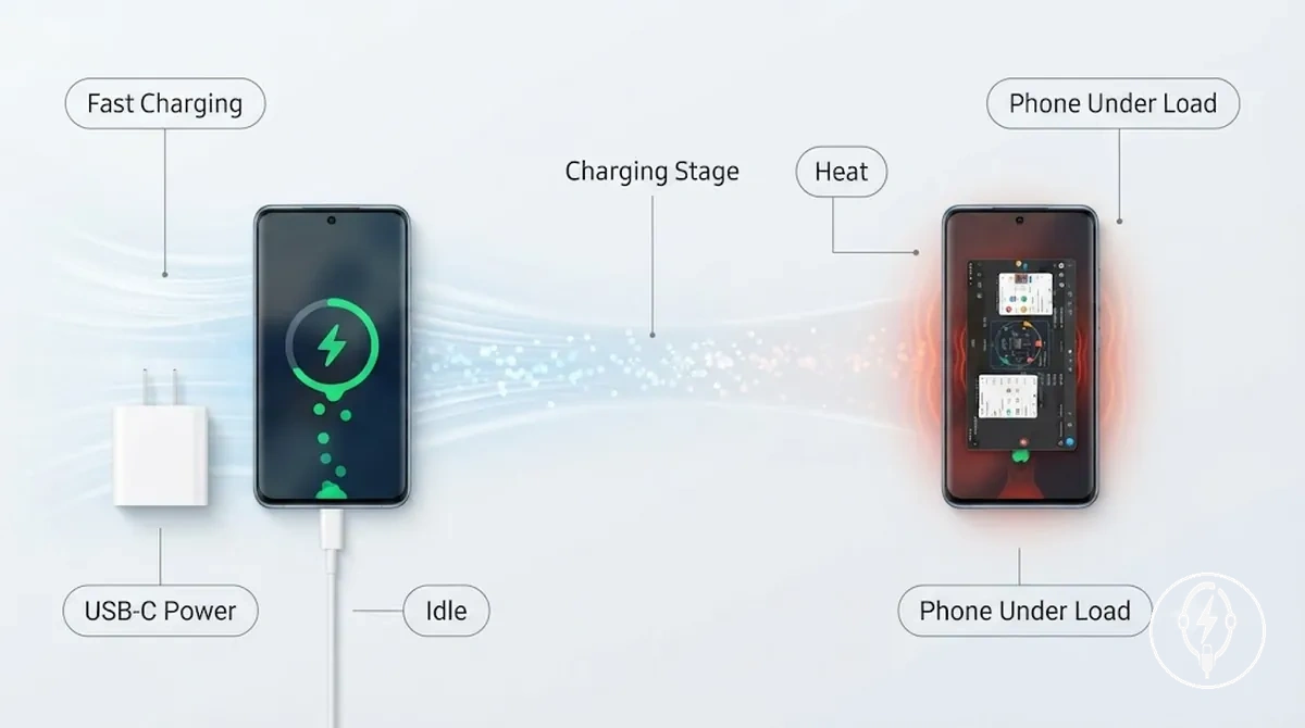 Fast charging conditions influencing long-term iPhone battery health