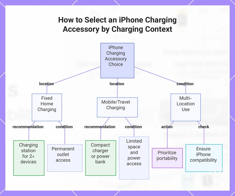 How to Select an iPhone Charging Accessory by Charging Context