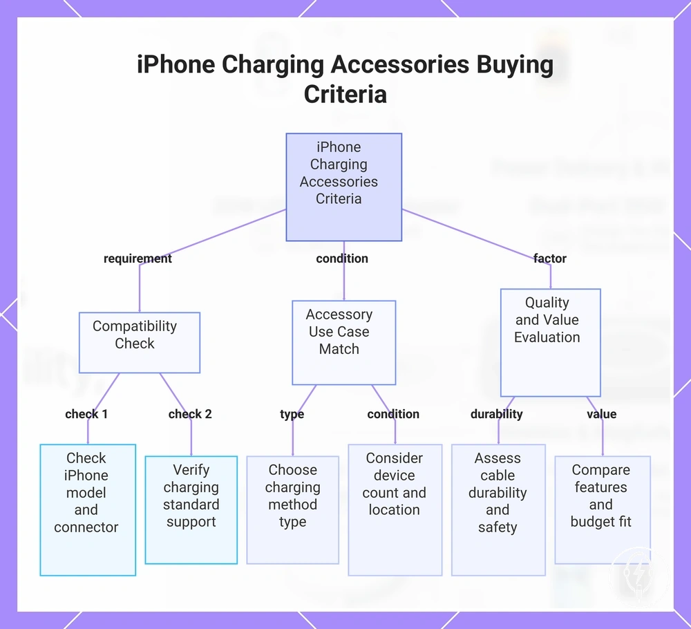 iPhone Charging Accessories Buying Criteria