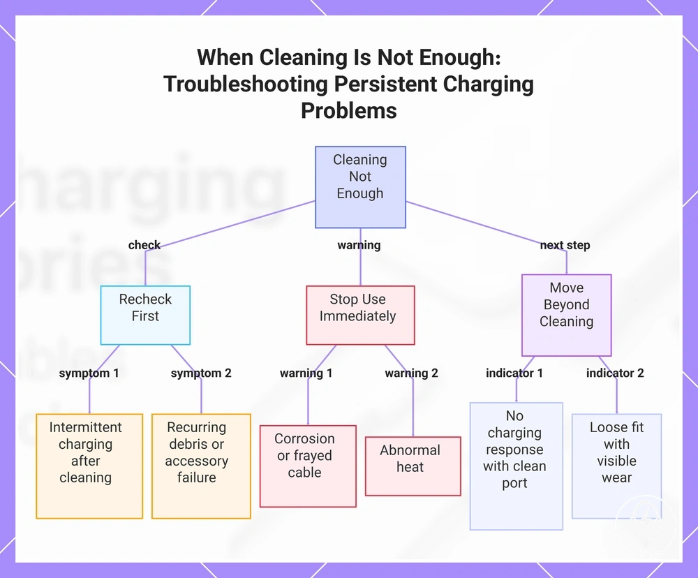 When Cleaning Is Not Enough: Troubleshooting Persistent Charging Problems