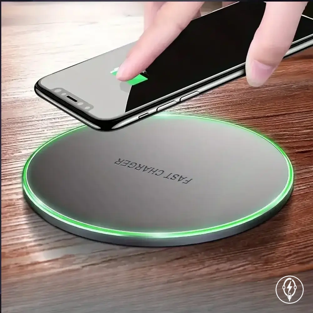 Base de carga inalámbrica de 15 W para iPhone y teléfonos compatibles