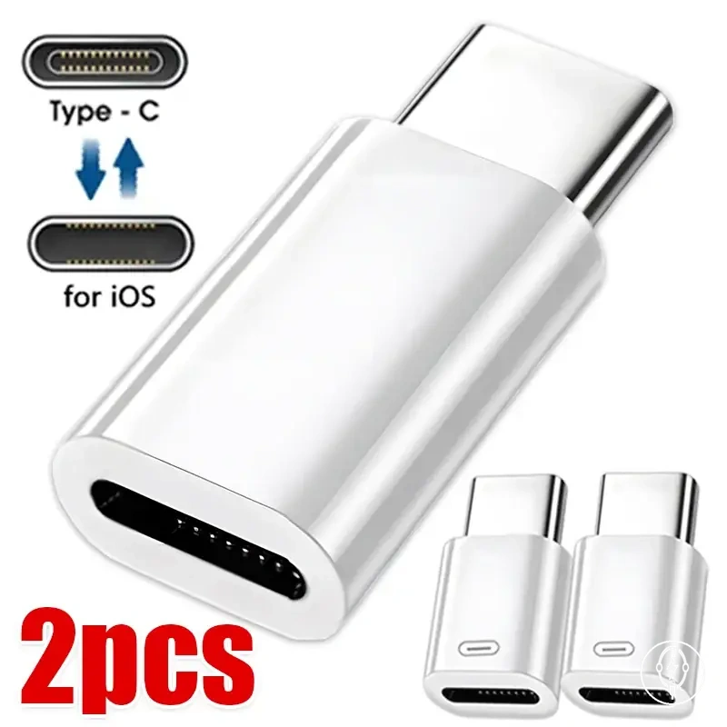 Adaptador Lightning hembra a USB-C macho para carga y conversión de datos