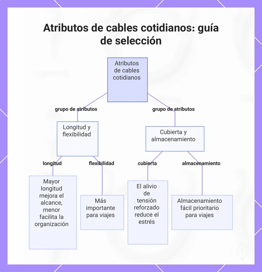 Atributos de cables cotidianos: guía de selección