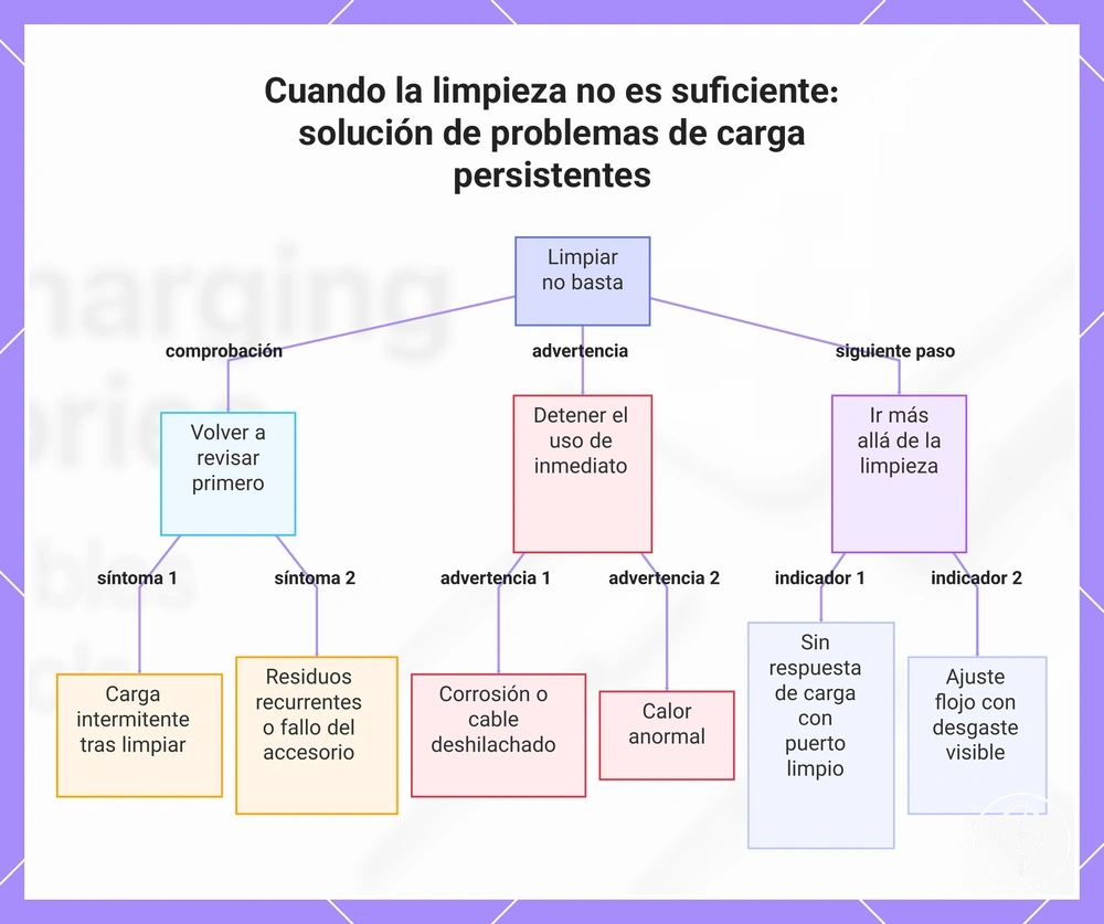 Cuando la limpieza no es suficiente: solución de problemas de carga persistentes