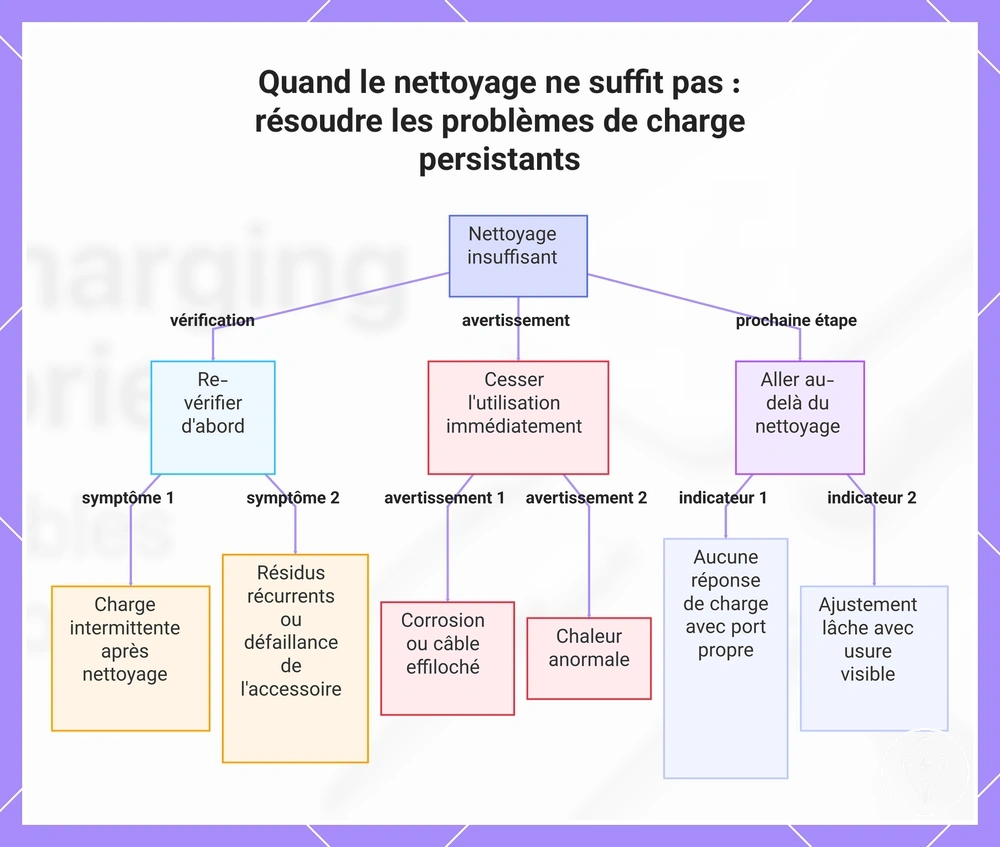 Quand le nettoyage ne suffit pas : résoudre les problèmes de charge persistants
