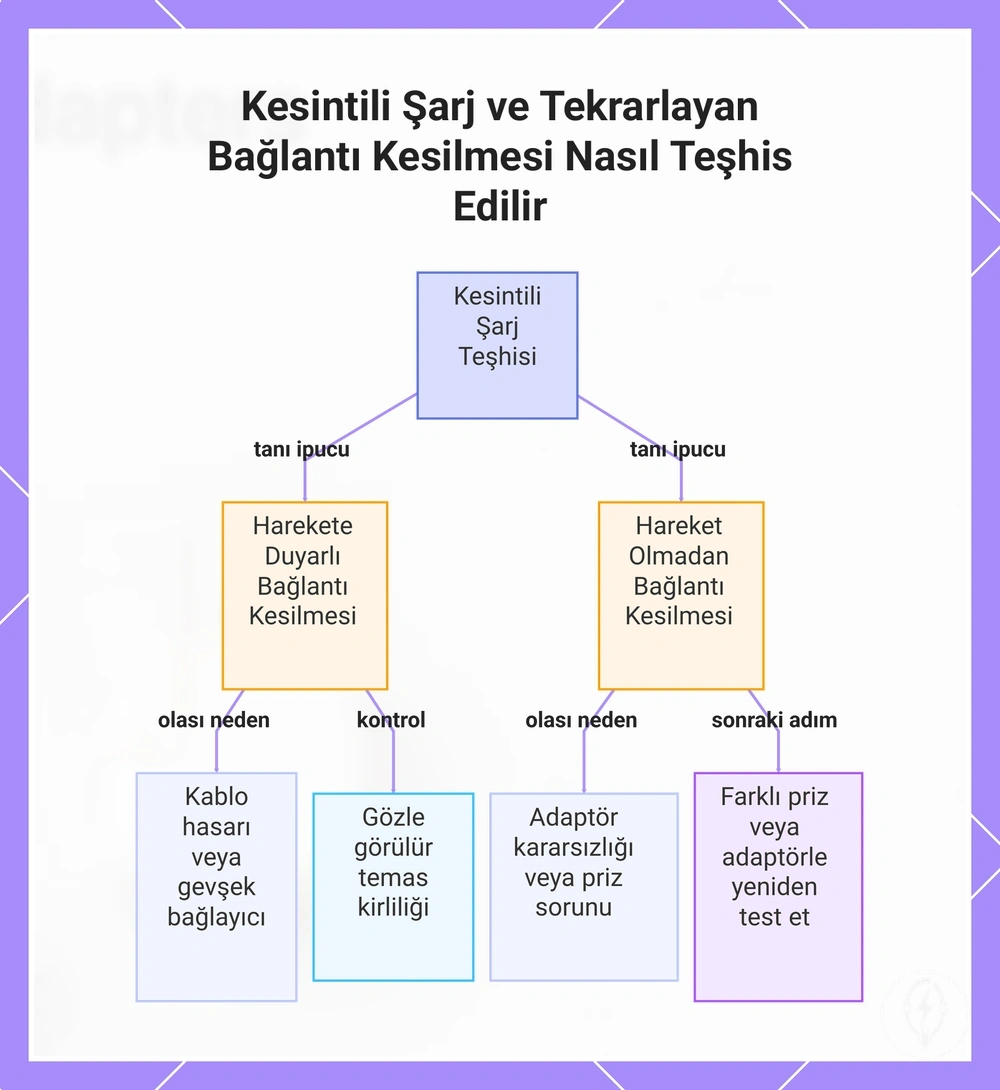 Kesintili Şarj ve Tekrarlayan Bağlantı Kesilmesi Nasıl Teşhis Edilir