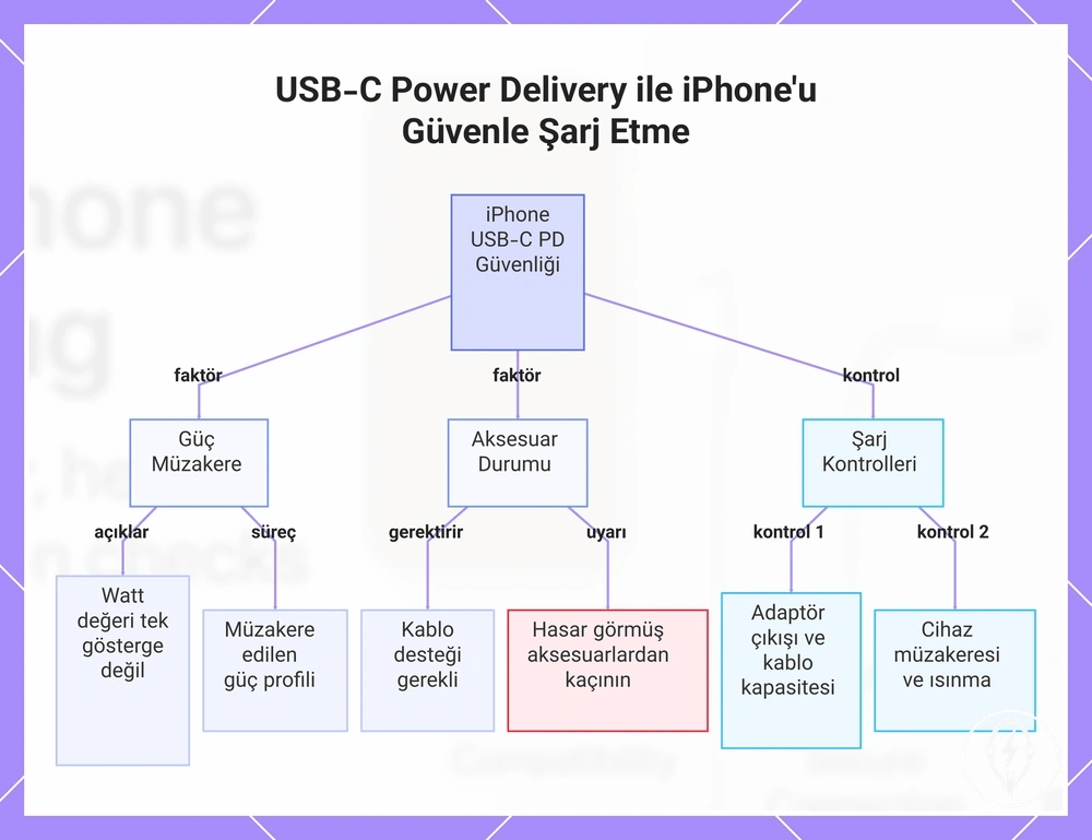 USB-C Power Delivery ile iPhone'u Güvenle Şarj Etme