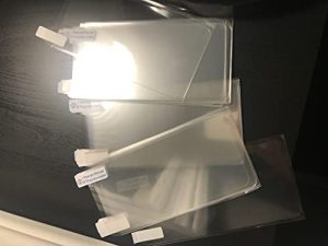 Films de protection d'écran en plastique pour