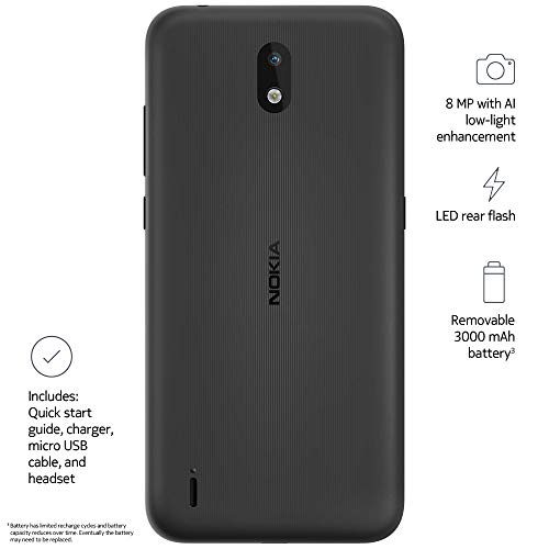 Nokia 1.3 Smartphone entièrement débloqué avec écran-2