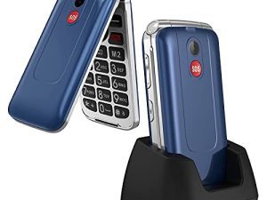 ULEWAY Téléphone à rabat débloqué 3G pour