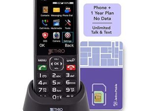Jethro SC490 4G Téléphone portable senior débloqué/forfait