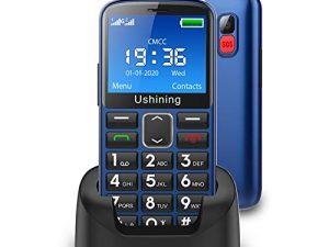 USHINING Téléphones portables pour personnes âgées débloqués
