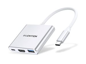 LENTION Hub USB C 3 en 1