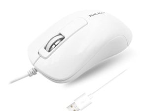 Macally Souris d'ordinateur filaire USB pour Mac