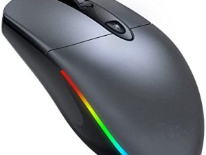 Souris filaire avec design ergonomique réduisant la