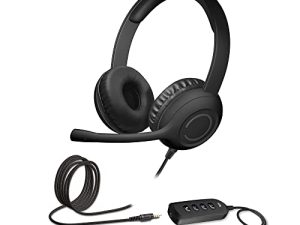 Casque stéréo Cyber Acoustics (AC-5812) avec connexion