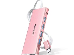 LENTION Hub multiport USB C avec câble
