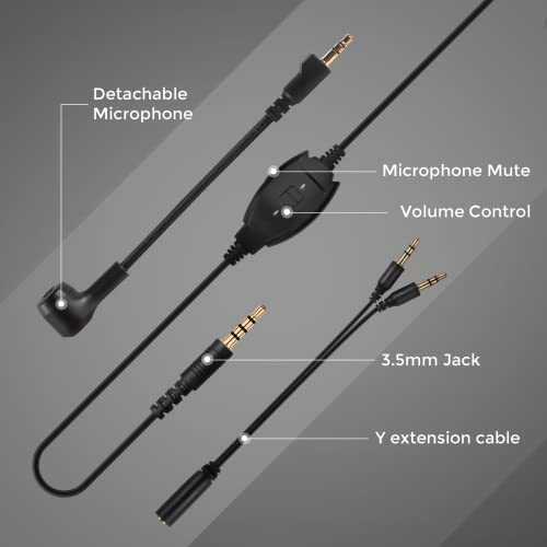 EKSA E900 Casque de jeu avec microphone-2