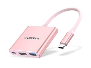 LENTION Hub USB C 3 en 1