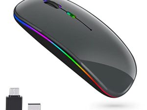 Souris Bluetooth sans fil LED