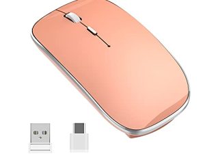 Halpilt Souris sans fil rechargeable Slim Silent