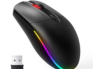 Souris sans fil rétroéclairée RVB