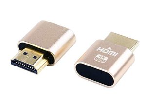 DTECH HDMI Dummy Plug Émulateur d'affichage 4K