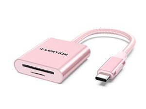 LENTION Lecteur de carte USB C vers