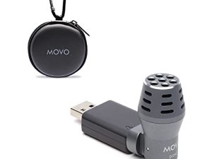 Movo DOM2-USB Mini microphone d'ordinateur USB omnidirectionnel