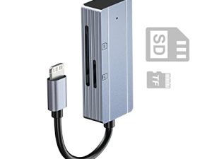 Sunshot Lecteur de carte SD/TF pour iPhone/iPad