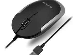 Macally Silent Wired Mouse - Souris USB