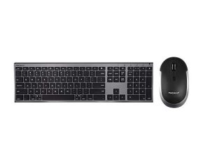 Clavier Bluetooth gris sidéral Macally sans fil