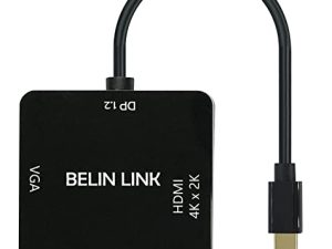 Adaptateur Mini DP vers HDMI VGA DVI