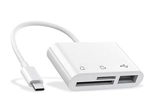 Lecteur de carte mémoire USB C vers