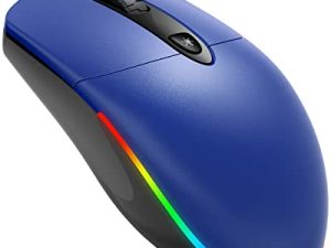 Souris filaire avec design ergonomique réduisant la