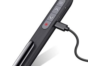 Clicker de présentation rechargeable avec lumière rouge