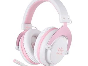 SADES MPOWER Casque de jeu stéréo rose