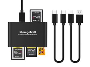 Lecteur de carte CFexpress Type B/XQD/SD/microSD Lecteur