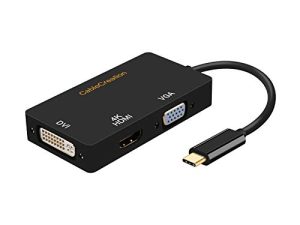 Adaptateur USB C vers VGA HDMI DVI