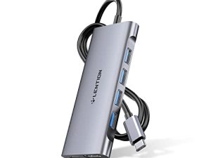LENTION Hub multiport USB C avec câble