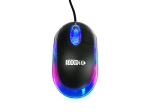 SOONGO Souris d'ordinateur Mini USB Filaire Souris