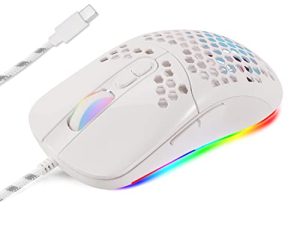HXMJ Souris de jeu filaire USB C