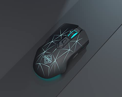 AJ52PRO Watcher 2.4G sans fil/Bluetooth 5.0/souris de-2