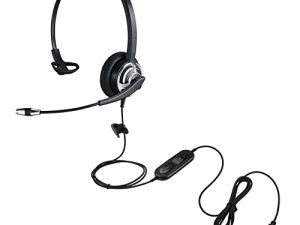 Casque téléphonique USB avec microphone antibruit et