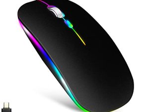 SAWEY LED Souris sans fil pour MacBook