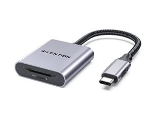 LENTION Lecteur de carte USB C vers
