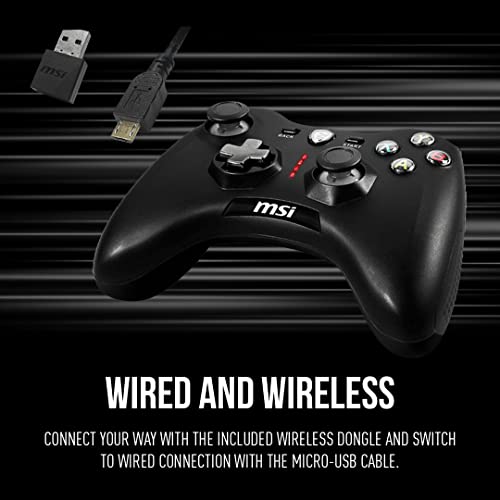 Manette de jeu sans fil MSI Force – Image 2