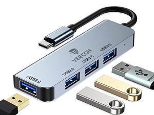 VEECOH Hub USB C 4 ports